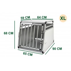 Cage pour chien tube alu...