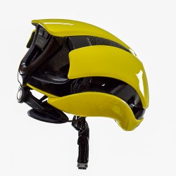 Yellow road smart helmet